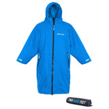 SUP Warehouse - Two Bare Feet - Weatherproof Changing Robe (Blue/Blue)