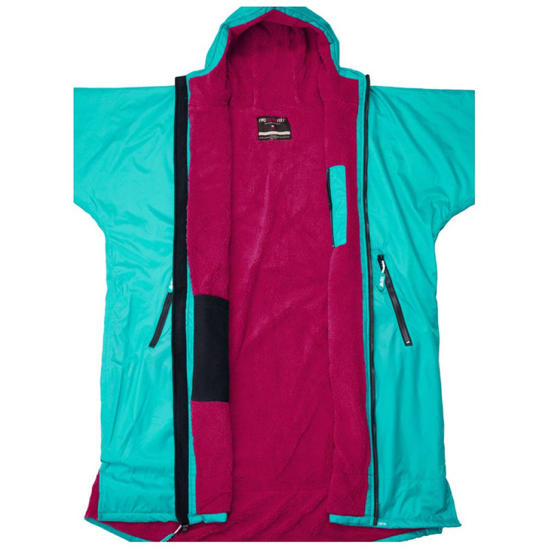 Weatherproof Changing Robe (Teal/Raspberry)