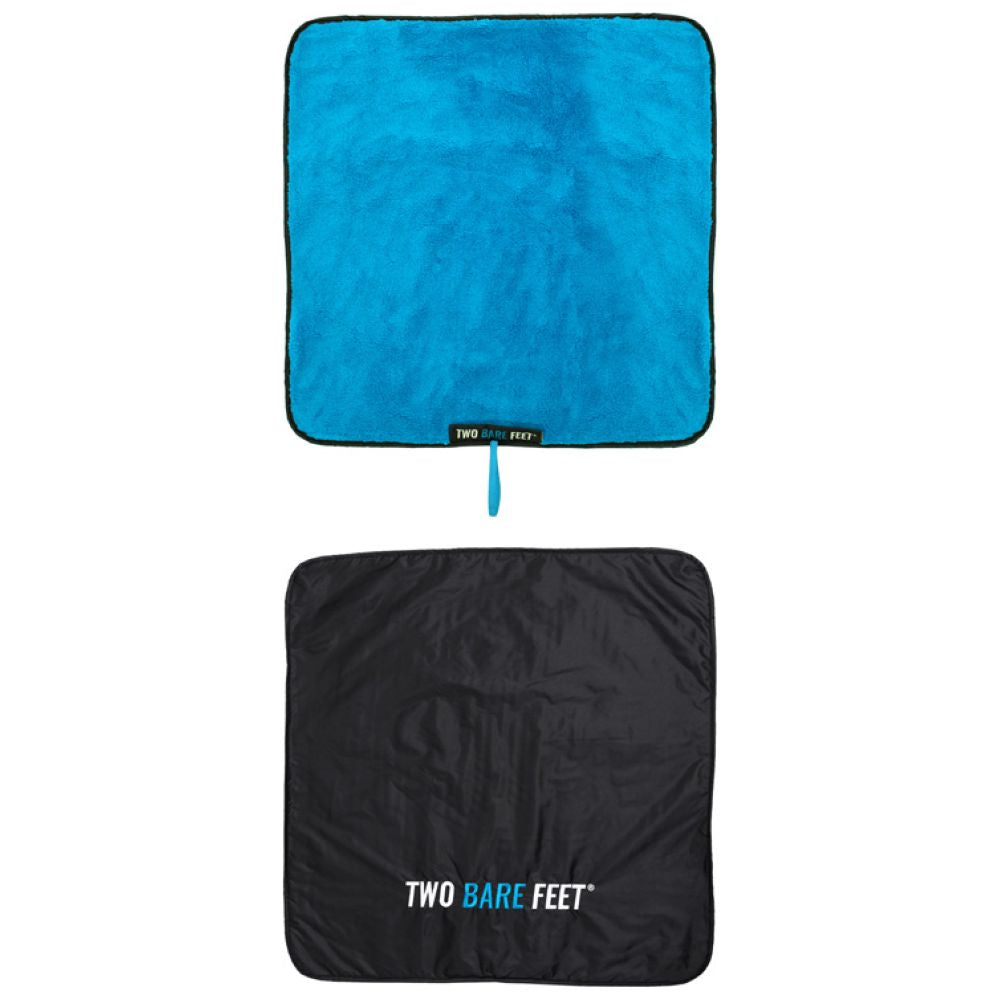 SUP Warehouse - Two Bare Feet - Adults Weatherproof Changing Robe (White/Blue)