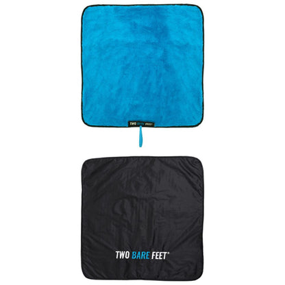 SUP Warehouse - Two Bare Feet - Adults Weatherproof Changing Robe (White/Blue)