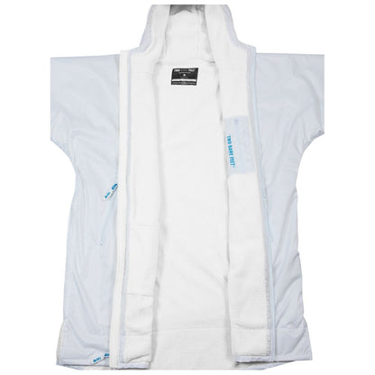 SUP Warehouse - Two Bare Feet - Adults Weatherproof Changing Robe (White/Blue)