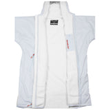SUP Warehouse - Two Bare Feet - Adults Weatherproof Changing Robe (White/Red)