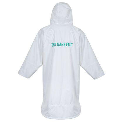 SUP Warehouse - Two Bare Feet - Adults Weatherproof Changing Robe (White/Teal)