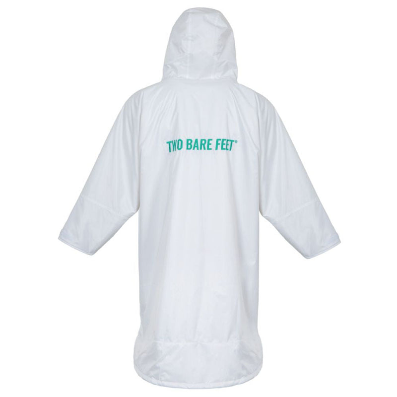 SUP Warehouse - Two Bare Feet - Adults Weatherproof Changing Robe (White/Teal)