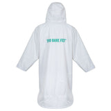 SUP Warehouse - Two Bare Feet - Kids Weatherproof Changing Robe (White/Teal)