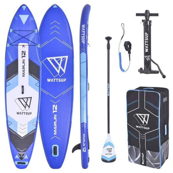 WattSup - Marlin 12" Inflatable SUP Package (Blue)