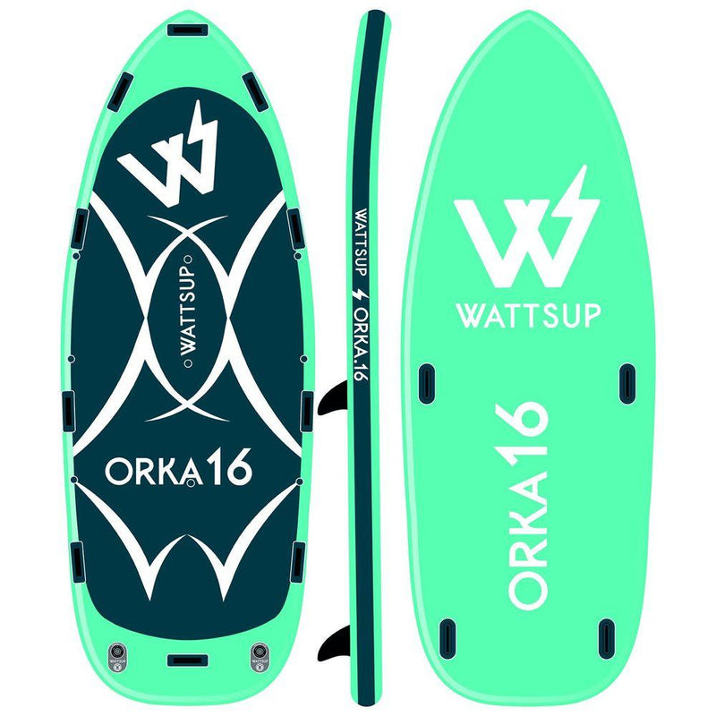 SUP Warehouse - WattSup - Orka 16' Inflatable SUP Package (Blue)