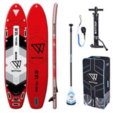 SUP Warehouse - WattSup - Seal 12'8" Inflatable SUP Package (Red)