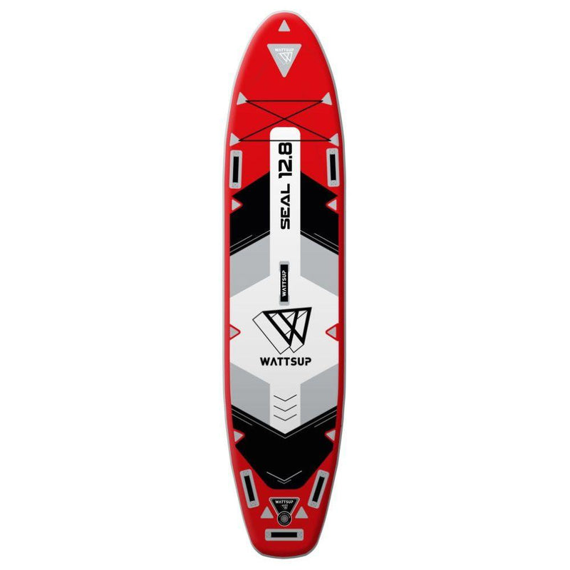 Seal 12'8" aufblasbares SUP-Paket (rot)