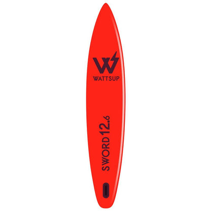 Sword 12'6" aufblasbares SUP-Paket (rot)