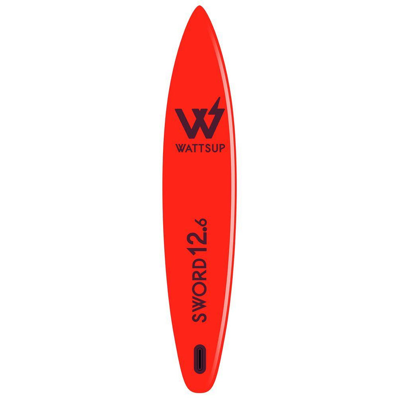 Sword 12'6" aufblasbares SUP-Paket (rot)