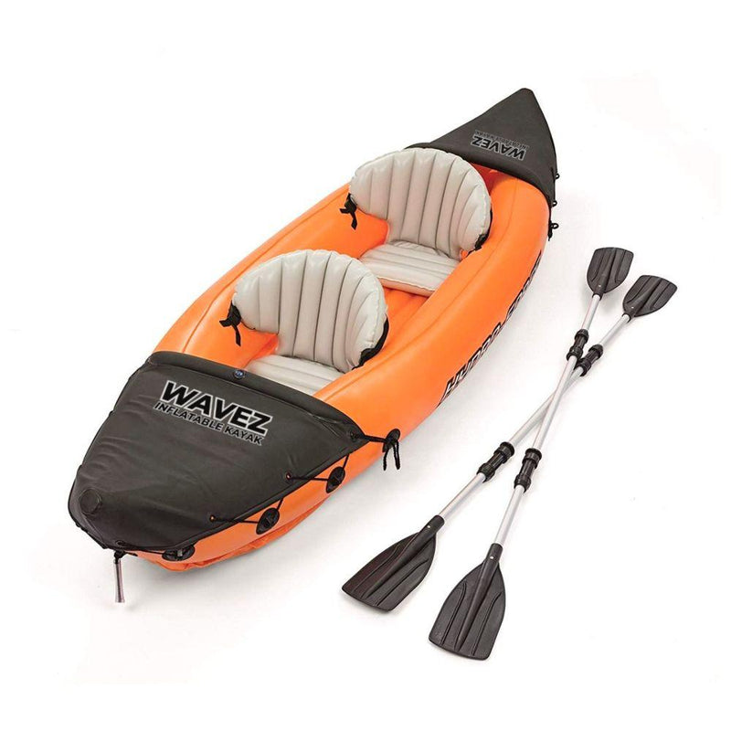 SUP Warehouse - Wavez - Wavez 2 Person Inflatable Kayak (Orange/Black)