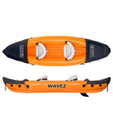Wavez 2 Person Inflatable Kayak (Orange/Black)
