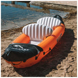 Wavez 2 Person Inflatable Kayak (Orange/Black)