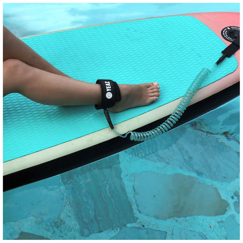 Nui Safety Line SUP Leash (Turquoise Ocean)