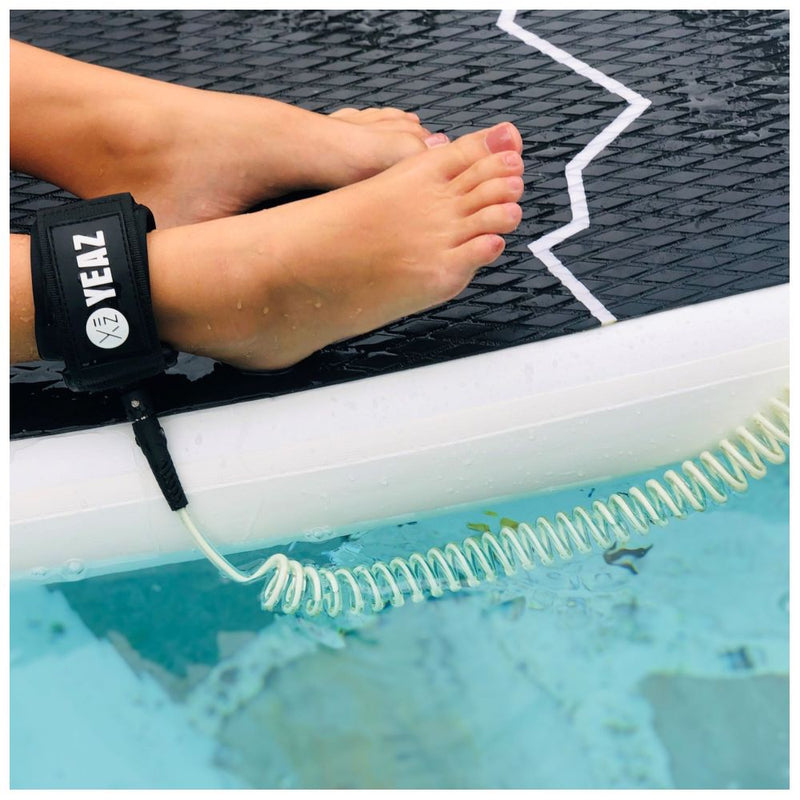 Nui SUP Safety Line Leash (Korallenweiß)