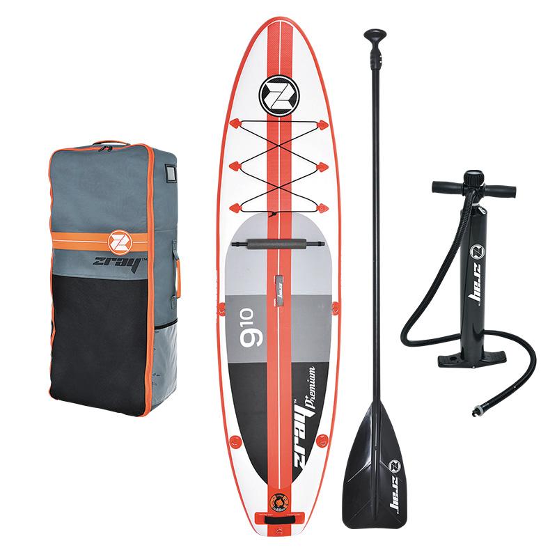 A1 P+ 9'10" aufblasbares SUP-Paket (rot)