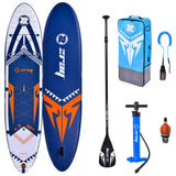 Dual Delixe 10'8" Inflatable SUP Package (Blue/Orange)