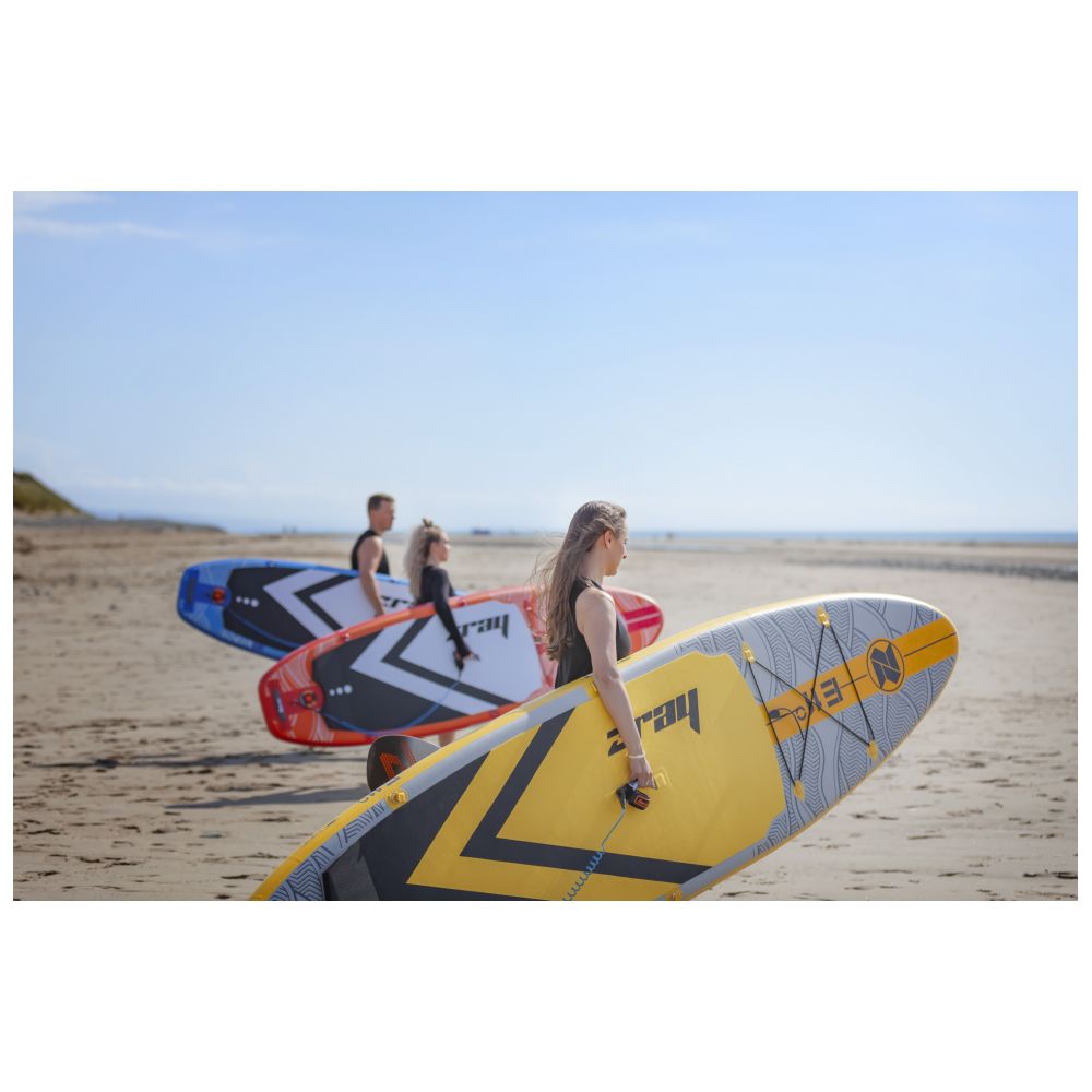 Evasion Epic 11' Aufblasbares SUP-Paket (Grau/Gelb)