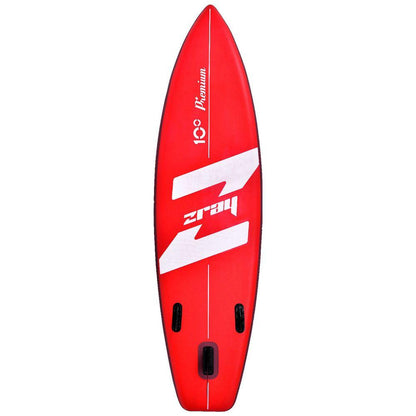 Fury 10' aufblasbares SUP-Paket (rot)