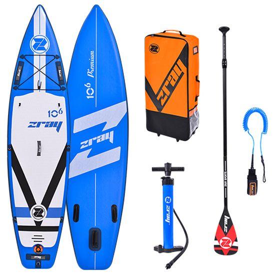 SUP Warehouse - Zray - Fury Pro 10'6" Inflatable SUP Package (Blue)