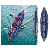 Tortuga 400 Inflatable Kayak (Grey/Blue)
