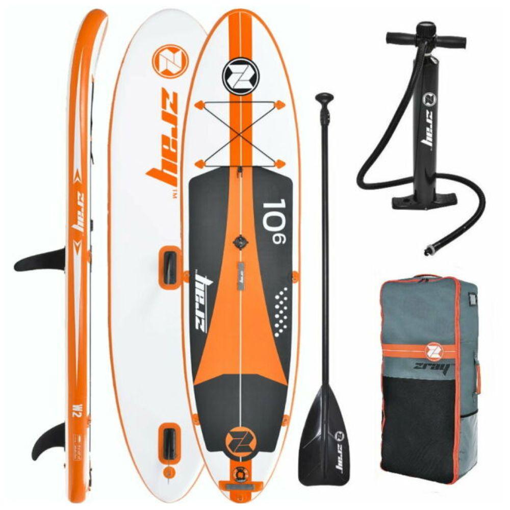 W2 10"6 Inflatable SUP Package (Orange/White)