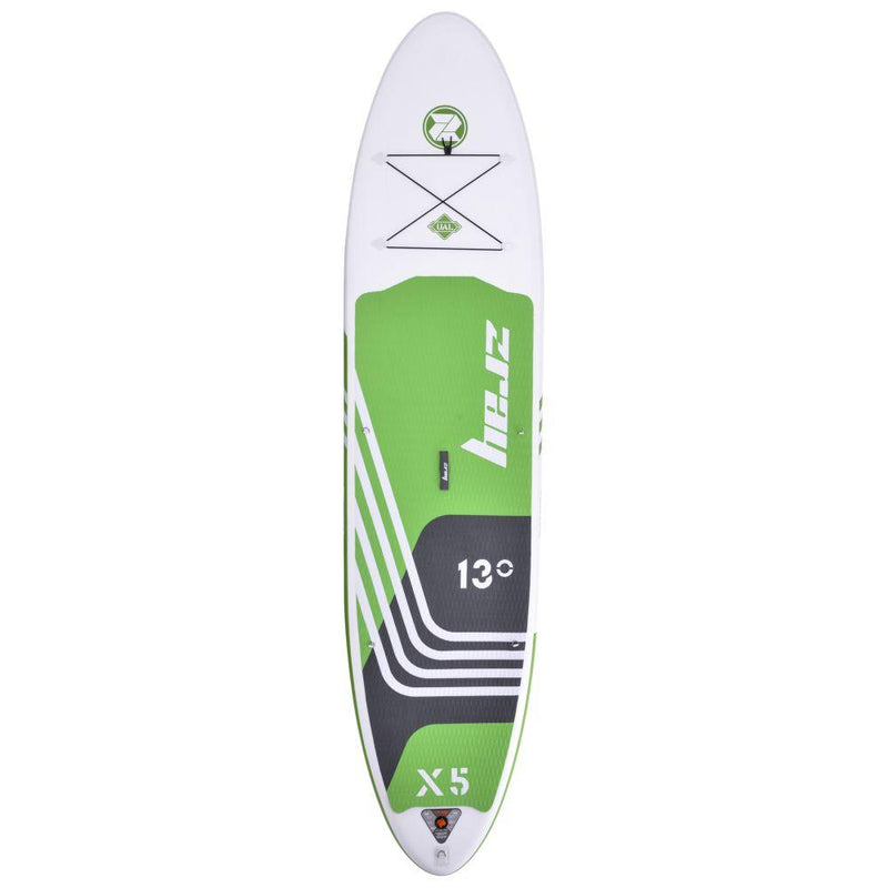 X-Rider X5 13' Aufblasbares SUP-Paket (Grün/Weiß)